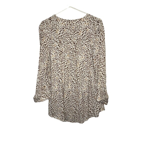 Lot of 2 Wonderly Women’s Size L Large Casual Tops Spring & Fall Prints - Picture 6 of 13